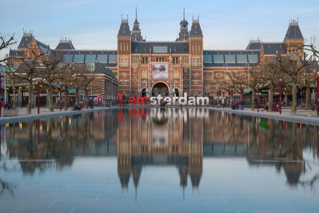 Rijksmuseum,With,I,Amsterdam,Sign,,Holland